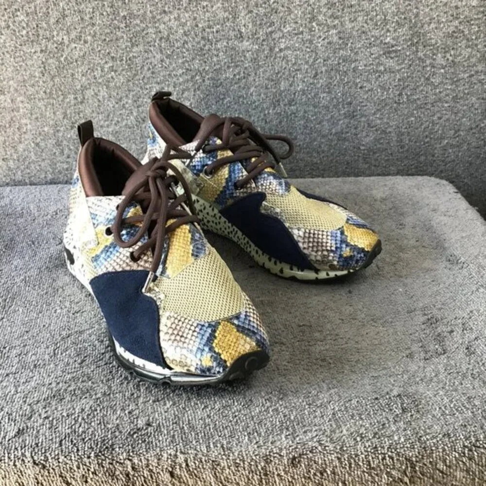 Steve Madden Iconic Cliff Tennis Shoe Sneaker with Snake‎ Skin 11M